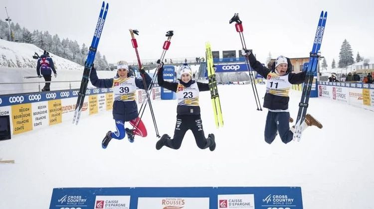 Дельфин Клодель Эбба Андерссон и Джессика Диггинс